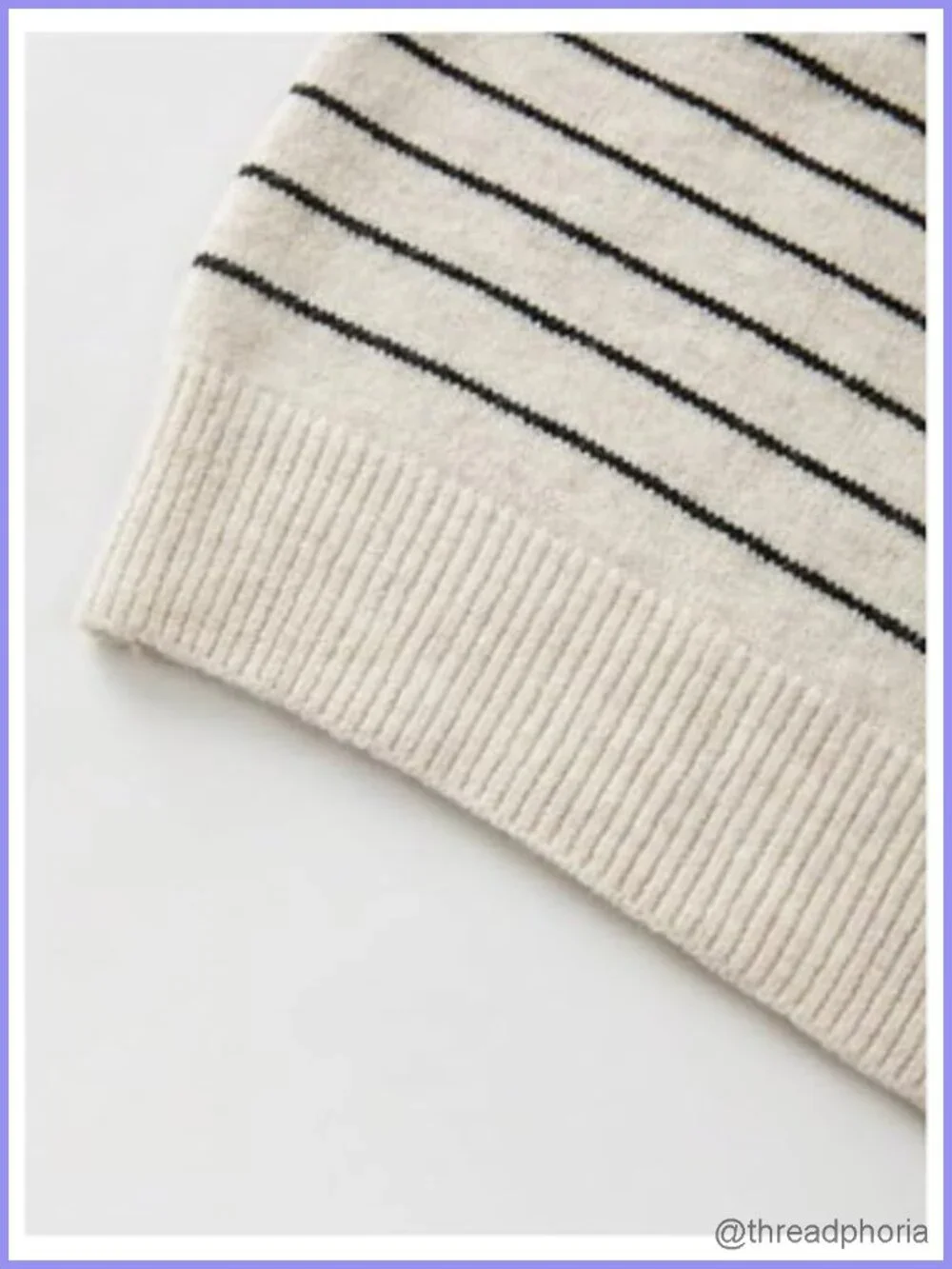 N/A striped sweater
